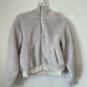 Lululemon Texture Fleece Button Jacket